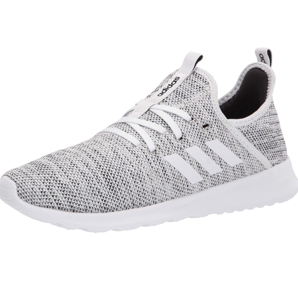 New adidas Women's Cloudfoam-Pure Running Shoe Black/White/Gray S. 8.5